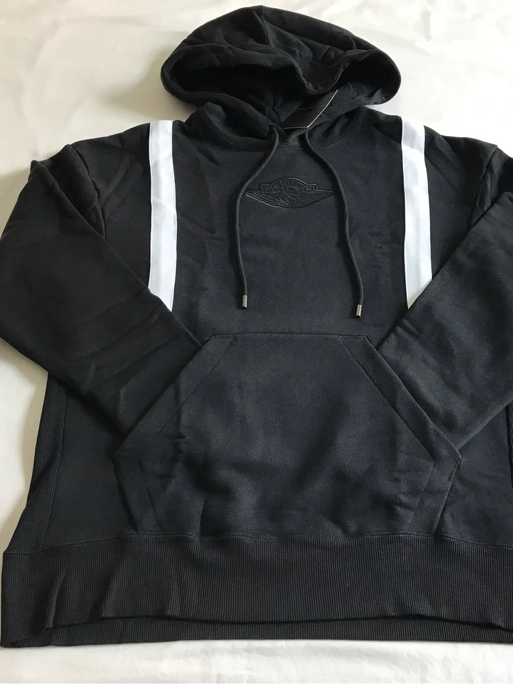Air Jordan Legacy DNA Wings Fleece Hoodie Men’s SZ M Black AT9962-010 New
